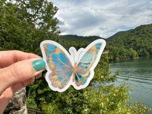 Load image into Gallery viewer, Window Stickers | Butterfly Stickers | 3 inch stickers | 12 x 12 sheet permanent adhesive | Static Clings