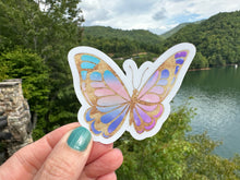 Load image into Gallery viewer, Window Stickers | Butterfly Stickers | 3 inch stickers | 12 x 12 sheet permanent adhesive | Static Clings