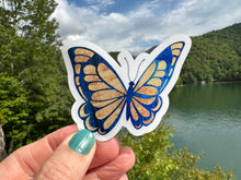 Load image into Gallery viewer, Window Stickers | Butterfly Stickers | 3 inch stickers | 12 x 12 sheet permanent adhesive | Static Clings