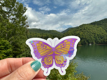 Load image into Gallery viewer, Window Stickers | Butterfly Stickers | 3 inch stickers | 12 x 12 sheet permanent adhesive | Static Clings