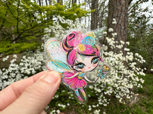 Load image into Gallery viewer, Sticker | 12G | Colorful Fairy | Waterproof Vinyl Sticker | White | Clear | Permanent | Removable | Window Cling | Glitter | Holographic