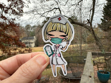 Load image into Gallery viewer, Sticker | 22N | Nurse | Waterproof Vinyl Sticker | White | Clear | Permanent | Removable | Window Cling | Glitter | Holographic