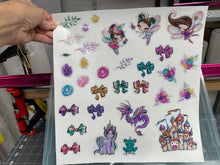 Load image into Gallery viewer, Sticker Sheet FAIRYLAND Full 12 x 12 inch Sheet