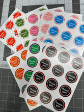 Load image into Gallery viewer, Sticker Sheet | Thank You Circle Stickers | Set of packaging stickers | 5 X 7