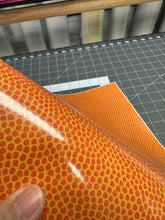 Load image into Gallery viewer, Printed Adhesive Vinyl BASKETBALL Pattern 12 x 12 inch sheet