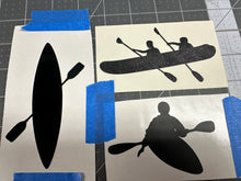 Load image into Gallery viewer, Vinyl Decal | KAYAK or CANOE | Transfer Decal | 5 1/2 inches