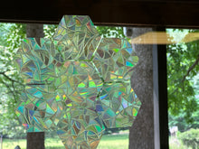 Load image into Gallery viewer, Honeycomb Hexagon Shaped Sun Catcher Window Stickers 3 x 3 inches Set of 7