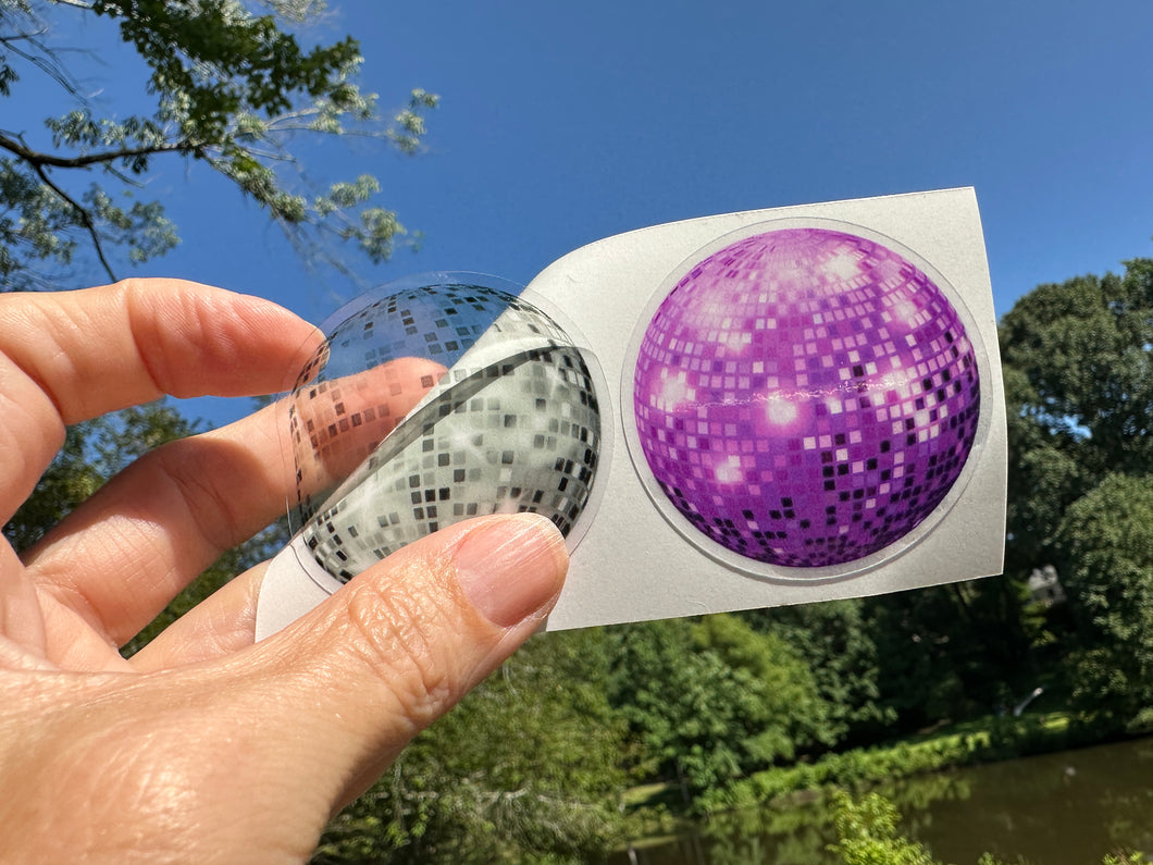 Set of Disco Ball Stickers