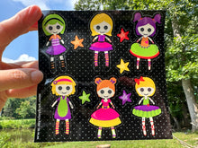 Load image into Gallery viewer, Sticker Sheet Halloween Dolls Half Sheet