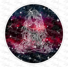 Load image into Gallery viewer, Sticker | 6O | Mandala | Waterproof Vinyl Sticker | White | Clear | Permanent | Removable | Window Cling | Glitter | Holographic