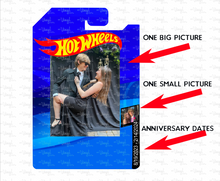 Load image into Gallery viewer, Custom Hot Wheels Sticker for your package
