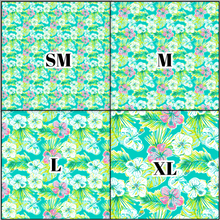 Load image into Gallery viewer, Printed Vinyl &amp; HTV ALOHA Patterns 12 x 12 inch sheet