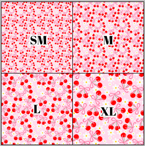 Printed Vinyl & HTV Coquette Cherry Patterns 12 x 12 inch sheet