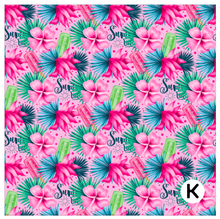 Load image into Gallery viewer, Printed Vinyl &amp; HTV Summer Patterns 12 x 12 inch sheet
