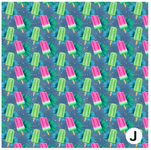 Load image into Gallery viewer, Printed Vinyl &amp; HTV Summer Patterns 12 x 12 inch sheet