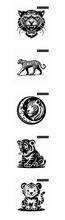 Load image into Gallery viewer, Tiger SVG Bundle