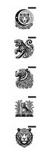Load image into Gallery viewer, Tiger SVG Bundle