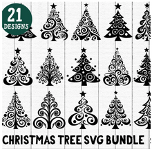 Load image into Gallery viewer, Whimsical Christmas Tree SVG Bundle