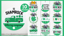 Load image into Gallery viewer, St. Patrick's Day Round Sign SVG Bundle