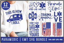 Load image into Gallery viewer, Paramedic, EMS, EMT SVG Bundle