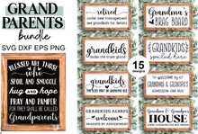 Load image into Gallery viewer, Grandparents SVG Bundle