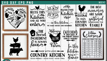 Load image into Gallery viewer, Kitchen SVG Bundle