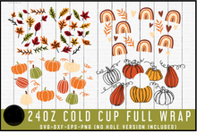 Load image into Gallery viewer, Fall 24 oz Cold Cup SVG Bundle