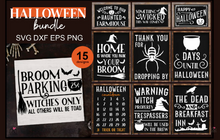 Load image into Gallery viewer, Vintage Halloween SVG Bundle