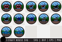 Load image into Gallery viewer, 3D Layered Car Truck Motorcycle SVG Bundle