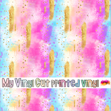 Load image into Gallery viewer, Printed Vinyl HTV &amp; Waterslide Pink Berry E Patterns 12 x 12 inch sheet