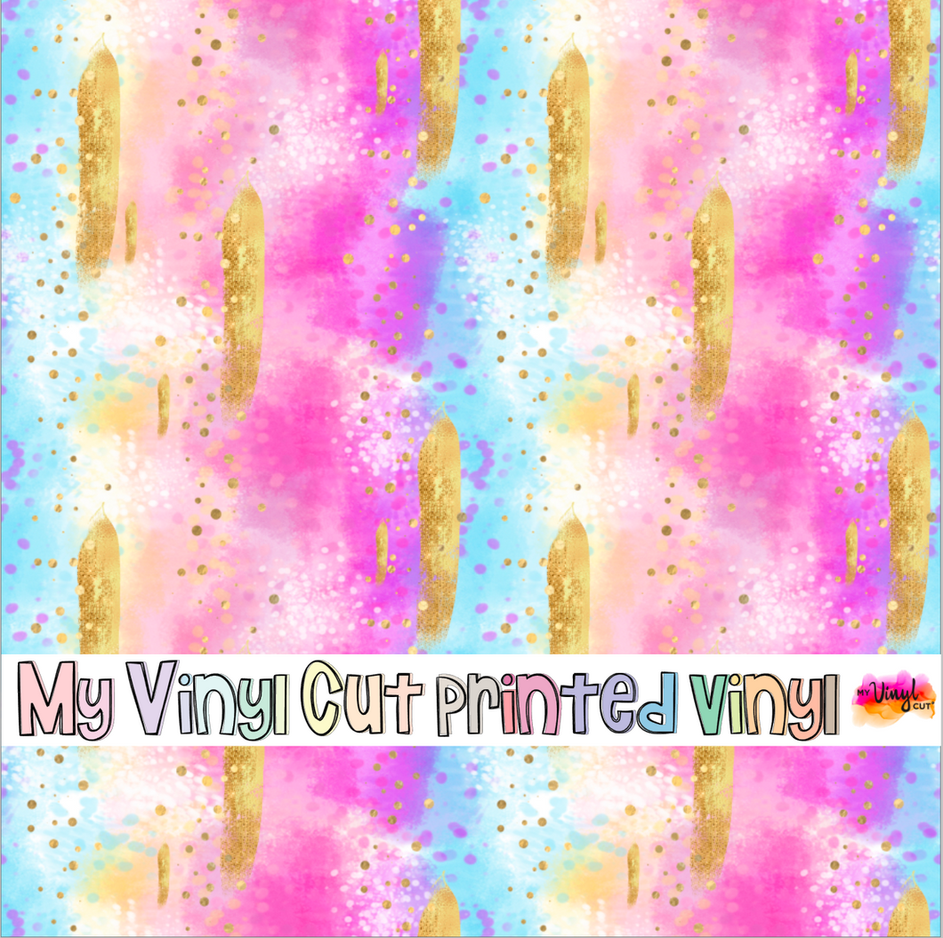 Printed Vinyl HTV & Waterslide Pink Berry E Patterns 12 x 12 inch sheet