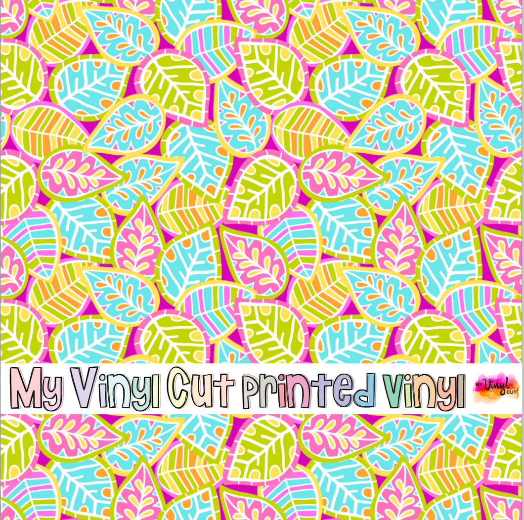 Printed Vinyl HTV & Waterslide Citrus Berry E Patterns 12 x 12 inch sheet