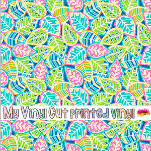 Printed Vinyl HTV & Waterslide Citrus Berry D Patterns 12 x 12 inch sheet