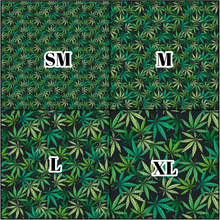 Load image into Gallery viewer, Printed Vinyl HTV &amp; Waterslide Cannabis Patterns 12 x 12 inch sheet