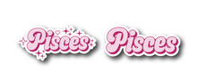 Load image into Gallery viewer, Sticker | Pink Pisces Zodiac Sticker | Waterproof Vinyl Sticker | Permanent
