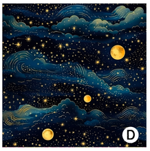 Load image into Gallery viewer, Printed Vinyl HTV &amp; Waterslide Celestial Stars Patterns 12 x 12 inch sheet