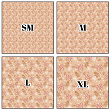 Load image into Gallery viewer, Printed Vinyl HTV &amp; Waterslide Gingerbread and Bows Patterns 12 x 12 inch sheet