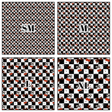 Load image into Gallery viewer, Printed Vinyl HTV &amp; Waterslide Checkerboard Cherries Patterns 12 x 12 inch sheet