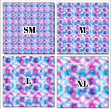 Load image into Gallery viewer, Printed Vinyl HTV &amp; Waterslide Purple and Blue Tie Dye Pattern 12 x 12 inch sheet