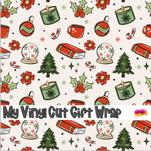 Load image into Gallery viewer, Christmas Gift Wrap Printed Wrapping Paper Red and Green Cozy