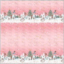 Load image into Gallery viewer, Printed Vinyl, HTV &amp; Waterslide Pink Nutcracker Winter Patterns 12 x 12 inch sheet
