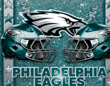 Load image into Gallery viewer, Double Helmet Glitter Sticker Football Theme | TV Tray Table Decal | Waterproof Vinyl Sticker | Reposition-able | Laminated