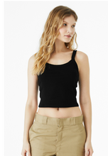 Load image into Gallery viewer, Crop Top Tank Kappa Delta Heart Cake Available in Black or White