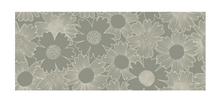 Load image into Gallery viewer, Printed Vinyl, HTV &amp; Waterslide Slate Color Flowers Patterns 12 x 5 inch sheet