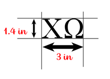 Load image into Gallery viewer, Chi-O | Chi Omega MOM | Vinyl Decal | Car Decal | Laptop Decal | Transfer Decal |
