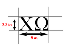 Load image into Gallery viewer, Chi-O | Chi Omega MOM | Vinyl Decal | Car Decal | Laptop Decal | Transfer Decal |