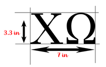 Load image into Gallery viewer, Chi-O | Chi Omega MOM | Vinyl Decal | Car Decal | Laptop Decal | Transfer Decal |