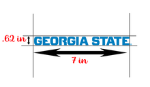 Load image into Gallery viewer, Georgia State University Vinyl Decal | Car Decal | Laptop Decal | Transfer Decal | White