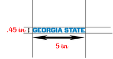 Load image into Gallery viewer, Georgia State University Vinyl Decal | Car Decal | Laptop Decal | Transfer Decal | White