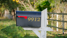 Load image into Gallery viewer, Vinyl Decal | Mailbox Numbers | Transfer Decal | Set of 2